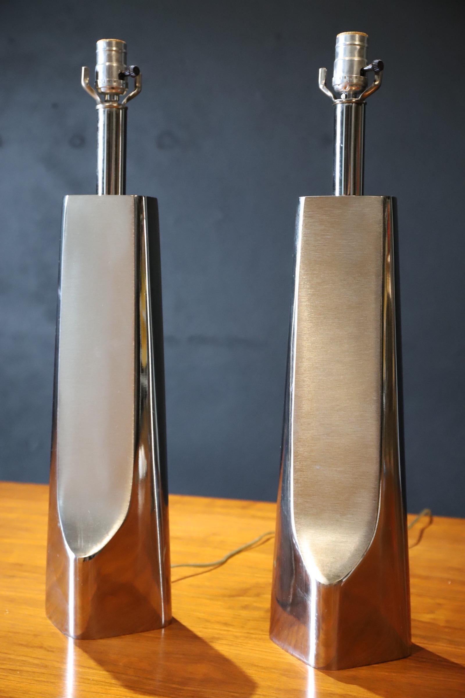 Pair of Modern Lamps by Laurel Lamp Co 9