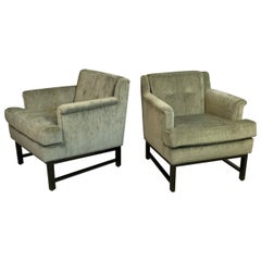 Pair of Modern Lounge Chairs by Edward Wormley for Dunbar Pair of Modern Lounge Chairs by Edward Wormley for Dunbar