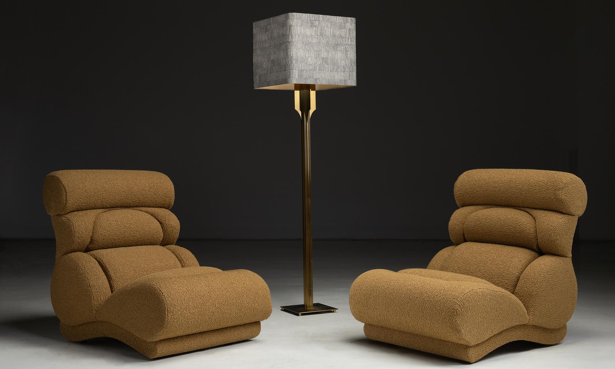 Paar moderne Loungesessel, Frankreich um 1960 im Angebot 2