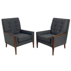 Pair of Modern Lounge Chairs in the Style of T.H. Robsjohn-Gibbings