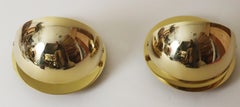 Pair of Modern Mid-Century Brass Wall Lights by Cosack