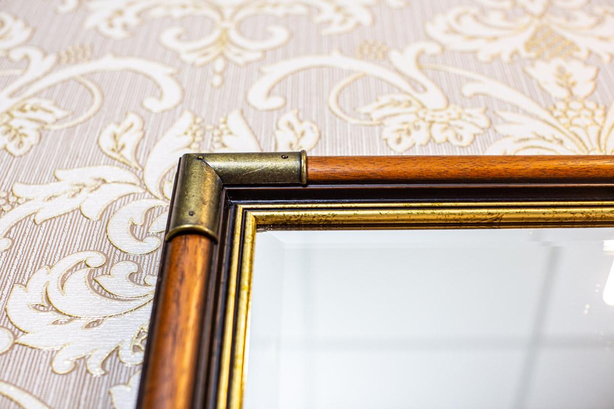 Pair of Modern Mirrors in Stylized Frame 1