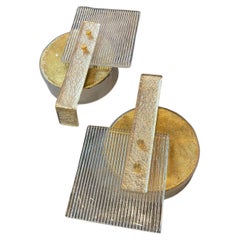 Pair of Modern Murano Glass Sconces