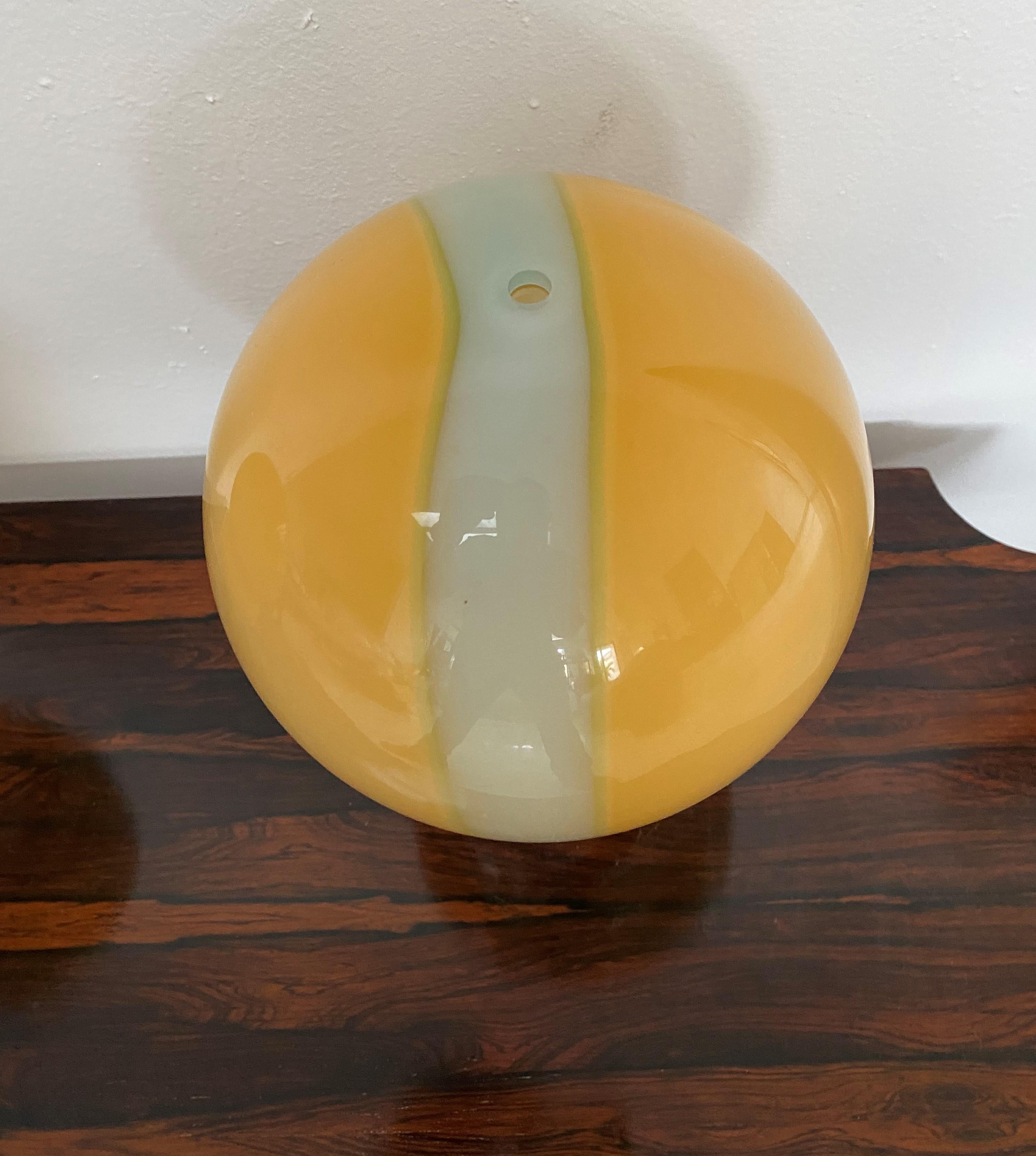 Moderne Murano-Tischlampen von Ettore Sottsass für Venini, signiert ca. 1994 (Muranoglas) im Angebot