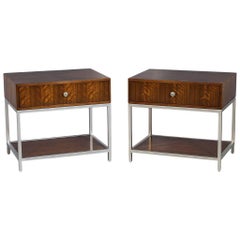 Pair of Modern Night Table Stands Pair of Modern Night Table Stands