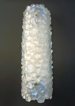 Paar moderne Opal-Murano-Wandleuchter von Fabio Ltd., 3 Paare verfügbar