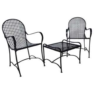 American Metal Garden Mesh Rocker and Spring Chair For Sale at 1stDibs ...