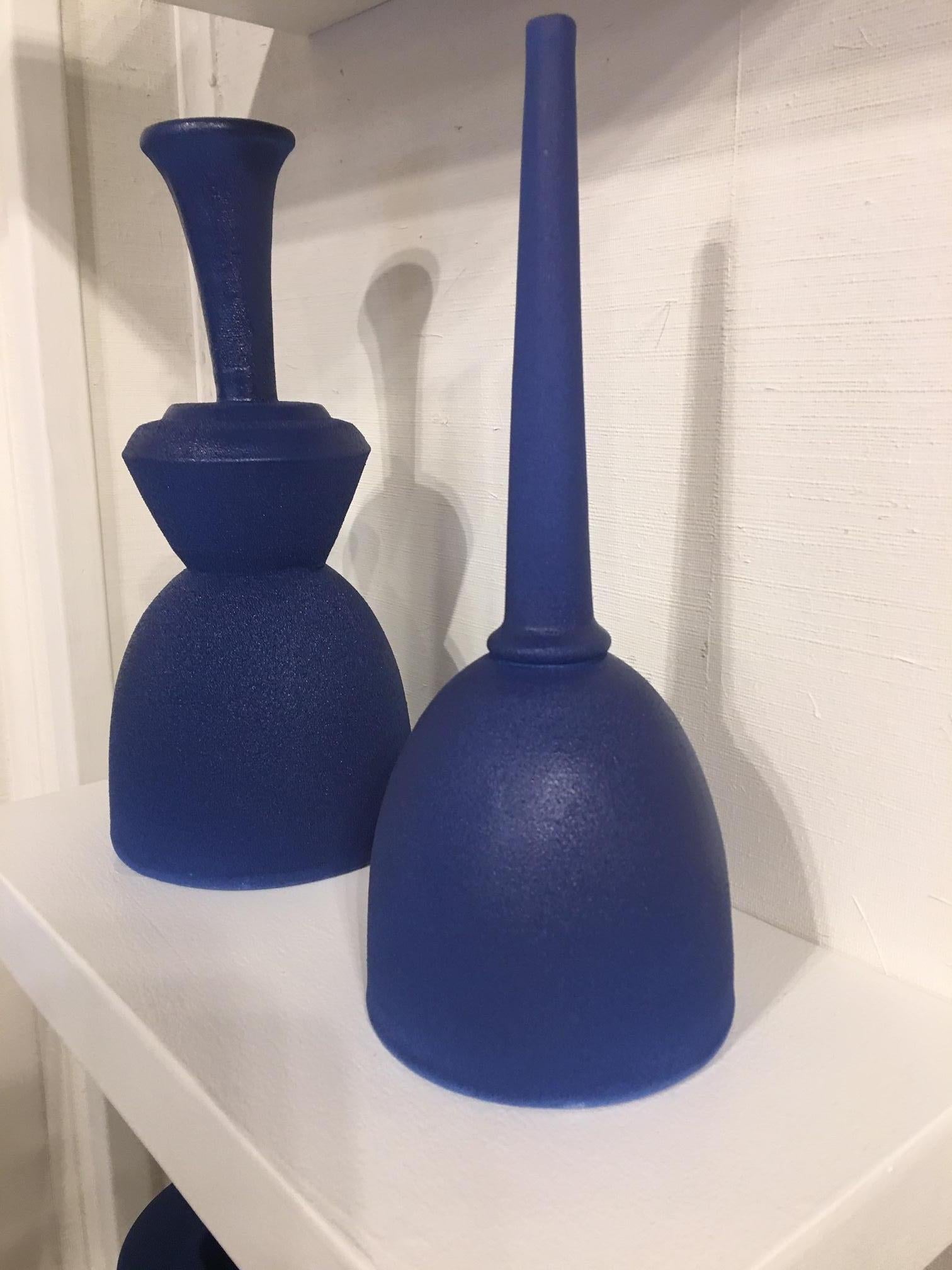 Pair of Modern Pantone Color Fine Ceramic Objects of Art by Yves Paquette 2