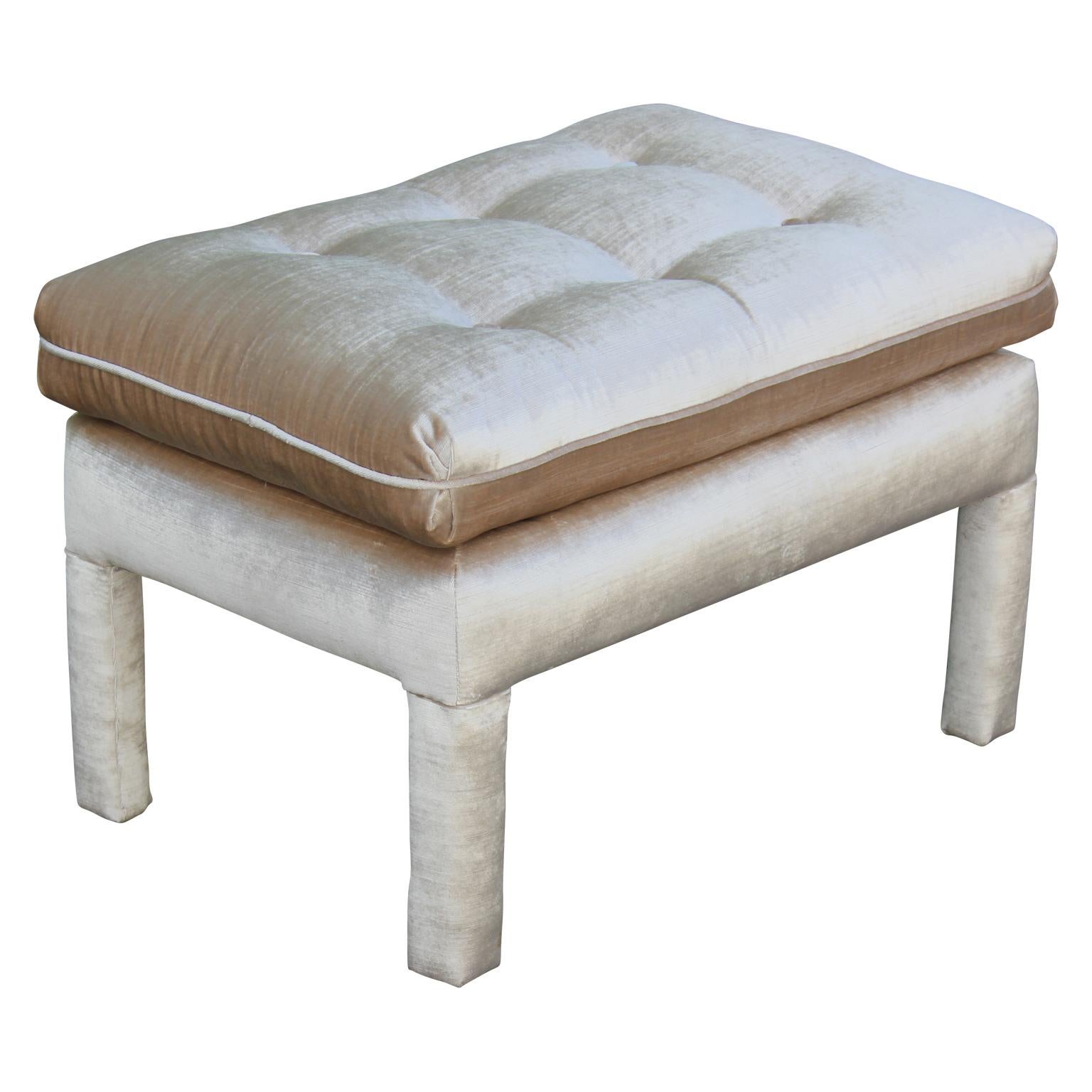 pillow top ottoman stool