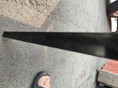 Pair of Modern Patent Faux Crocodile Black Leather Chairs