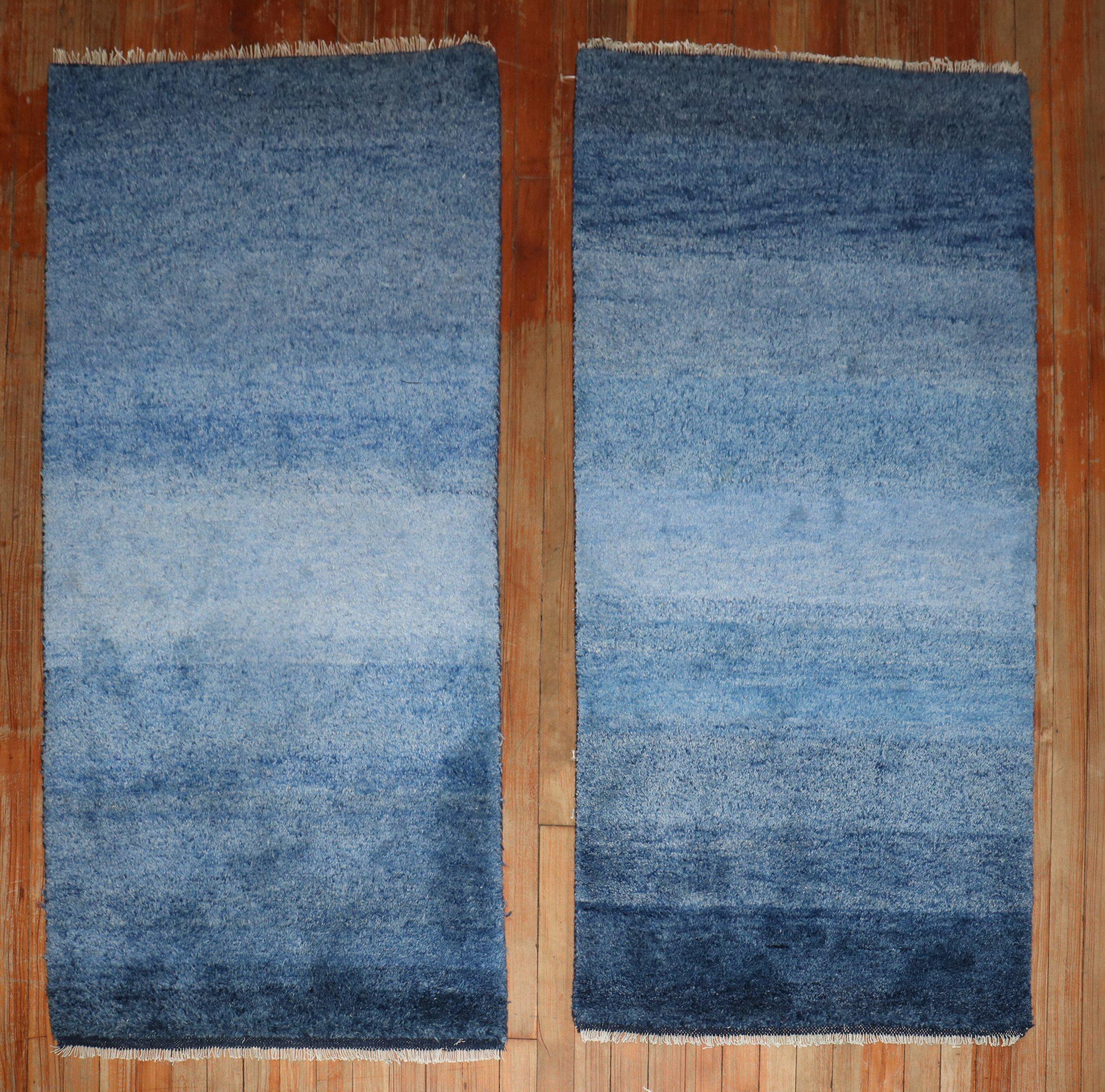 Pair of Modern Persian Gabbeh Rugs For Sale 4