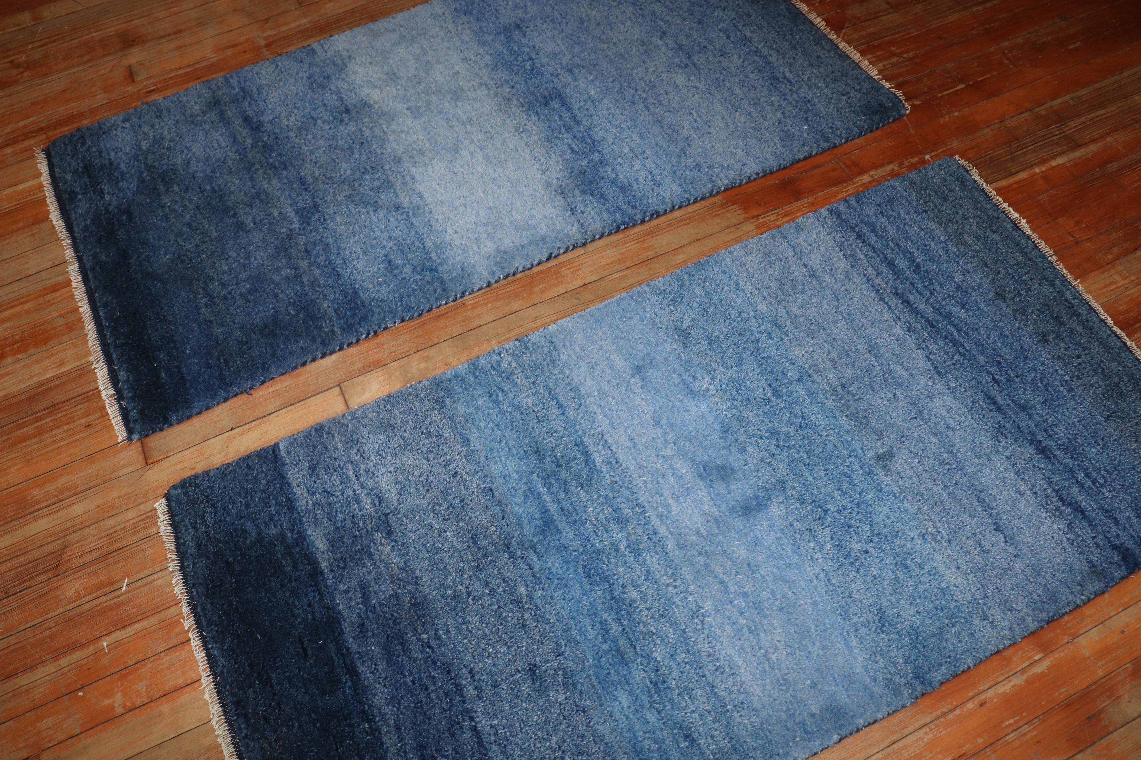 Pair of Modern Persian Gabbeh Rugs For Sale 5