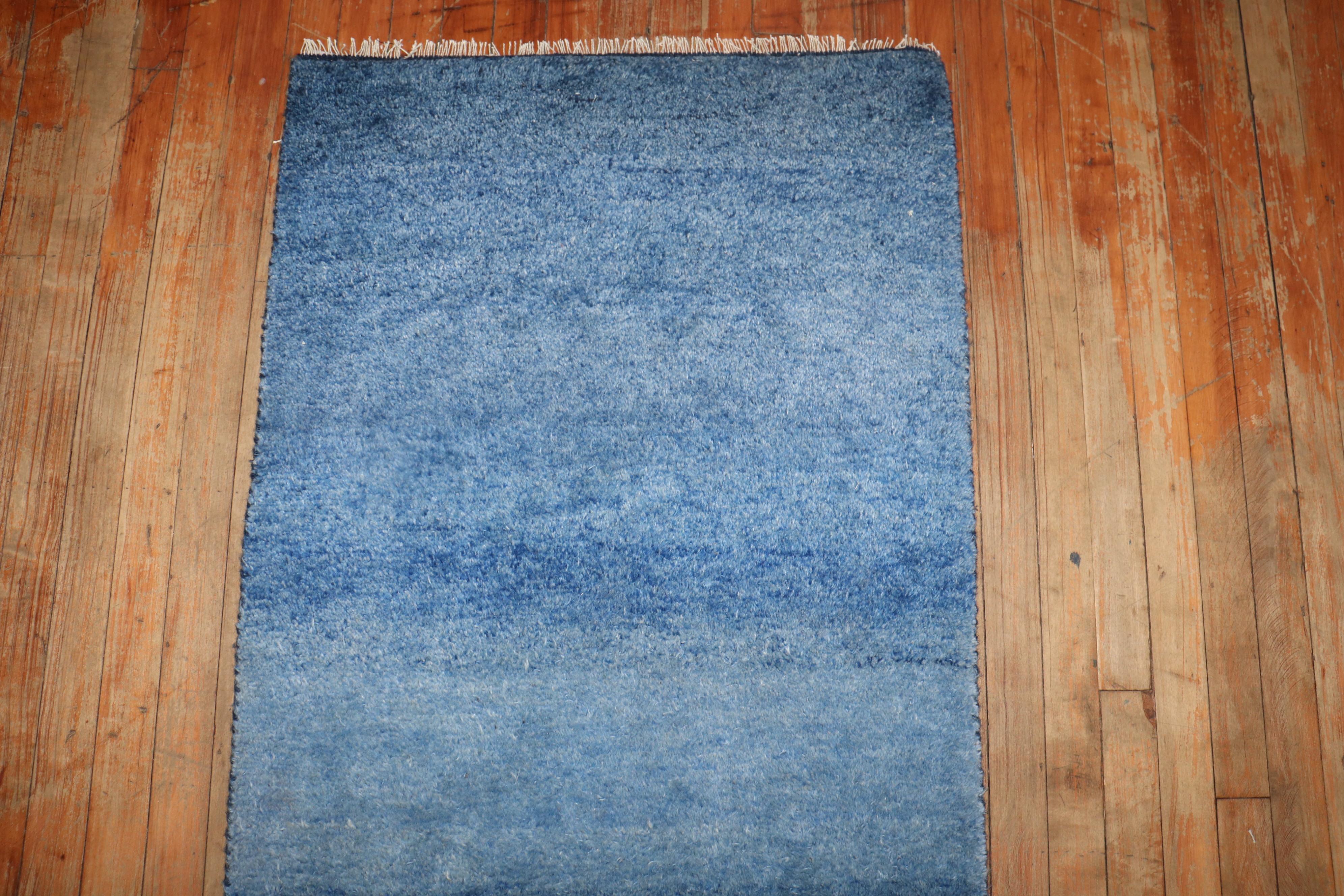 Pair of Modern Persian Gabbeh Rugs In Excellent Condition For Sale In New York, NY
