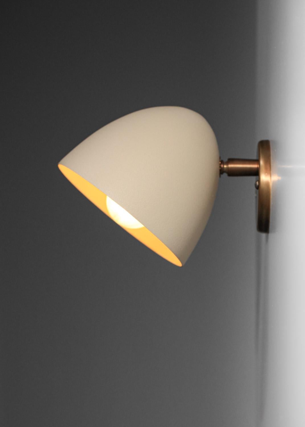 Danke Galerie is delighted to present its new collection of modern lighting fixtures. These sconces were designed in our studio to create a new range of modern, timeless lighting fixtures, with particular attention to detail in the finishes and