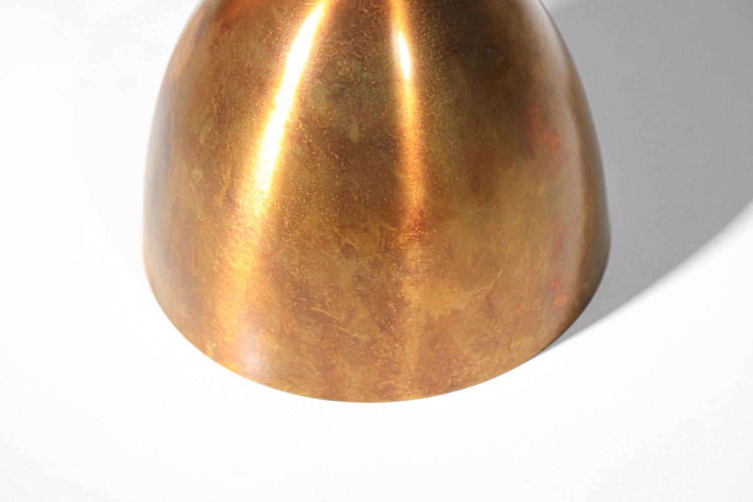 Danke studio modern sconces patinated solid brass contemporary design For Sale 9