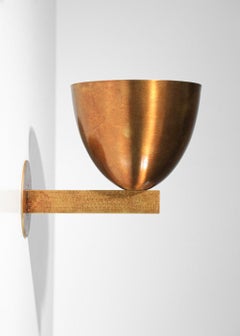Danke studio modern sconces patinated solid brass contemporary design
