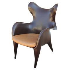 Pair of Modern Sculptural Johnnie Chairs by Jordan Mozer