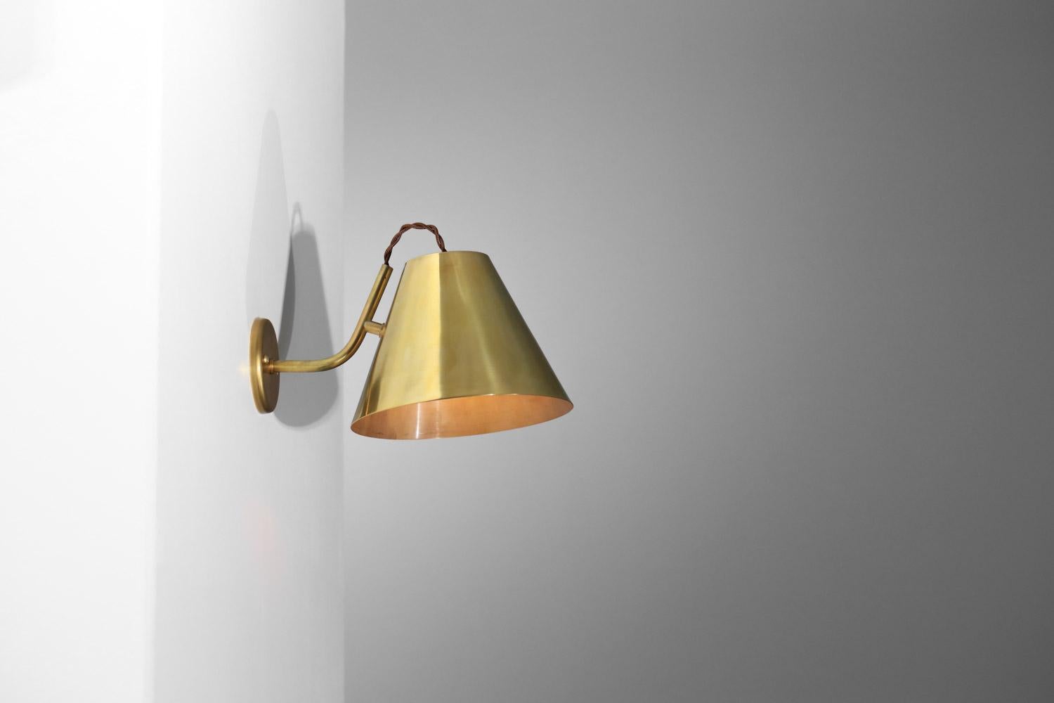 Danke studio sconce solid brass wall lights  For Sale 1