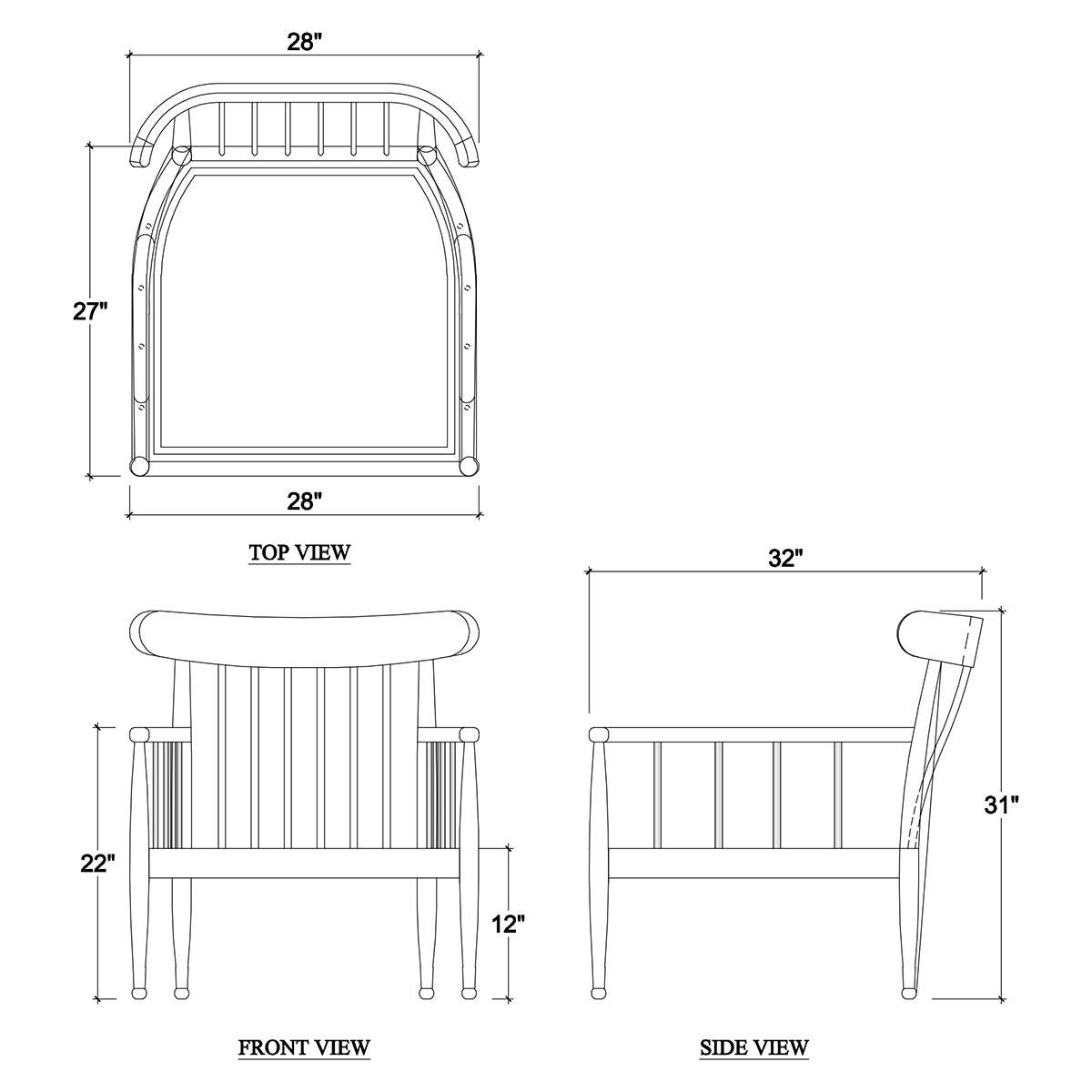 Paire de fauteuils modernes à fuseaux en vente 4