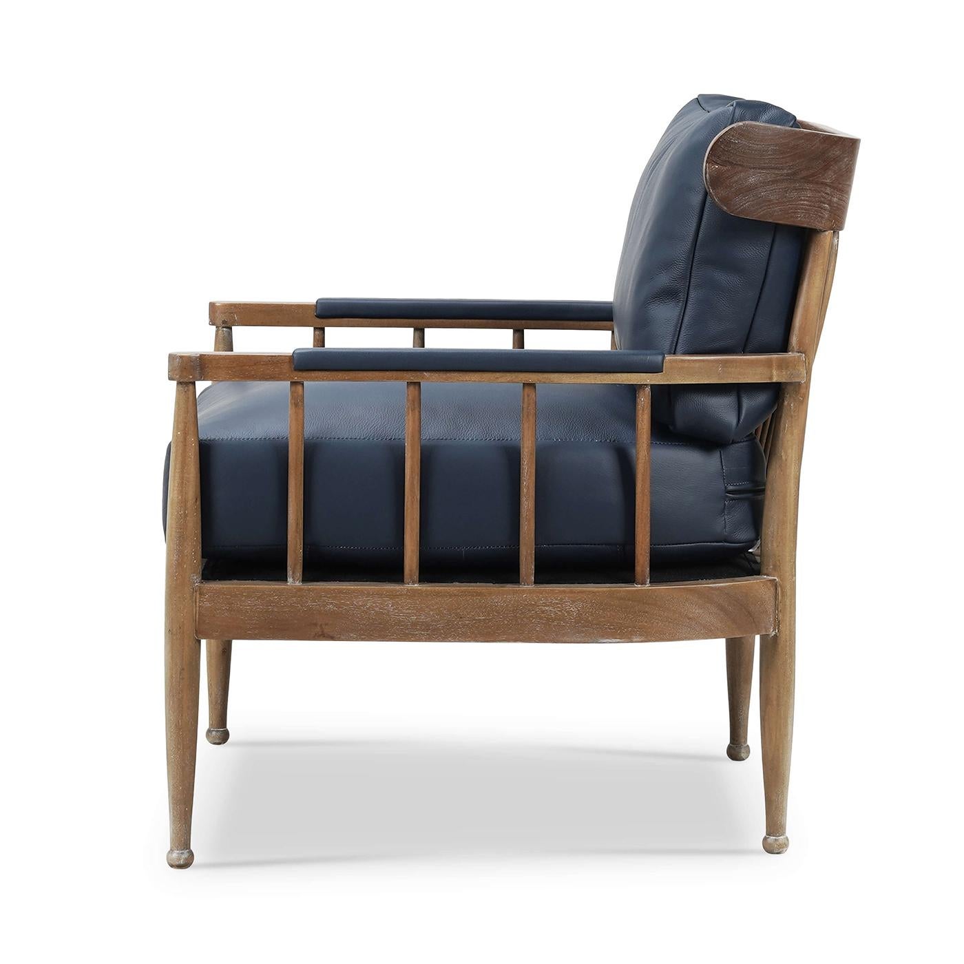 Indonésien Paire de fauteuils modernes à fuseaux en vente