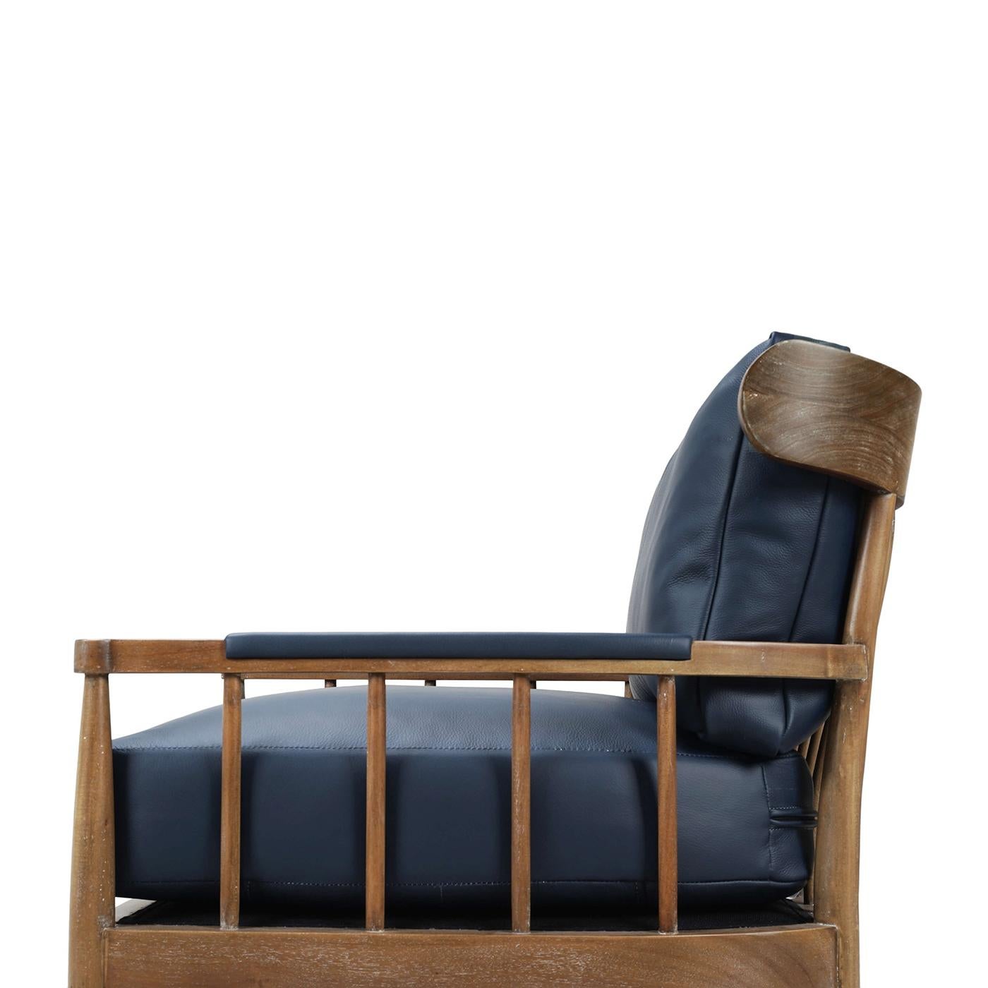 Paire de fauteuils modernes à fuseaux en vente 1