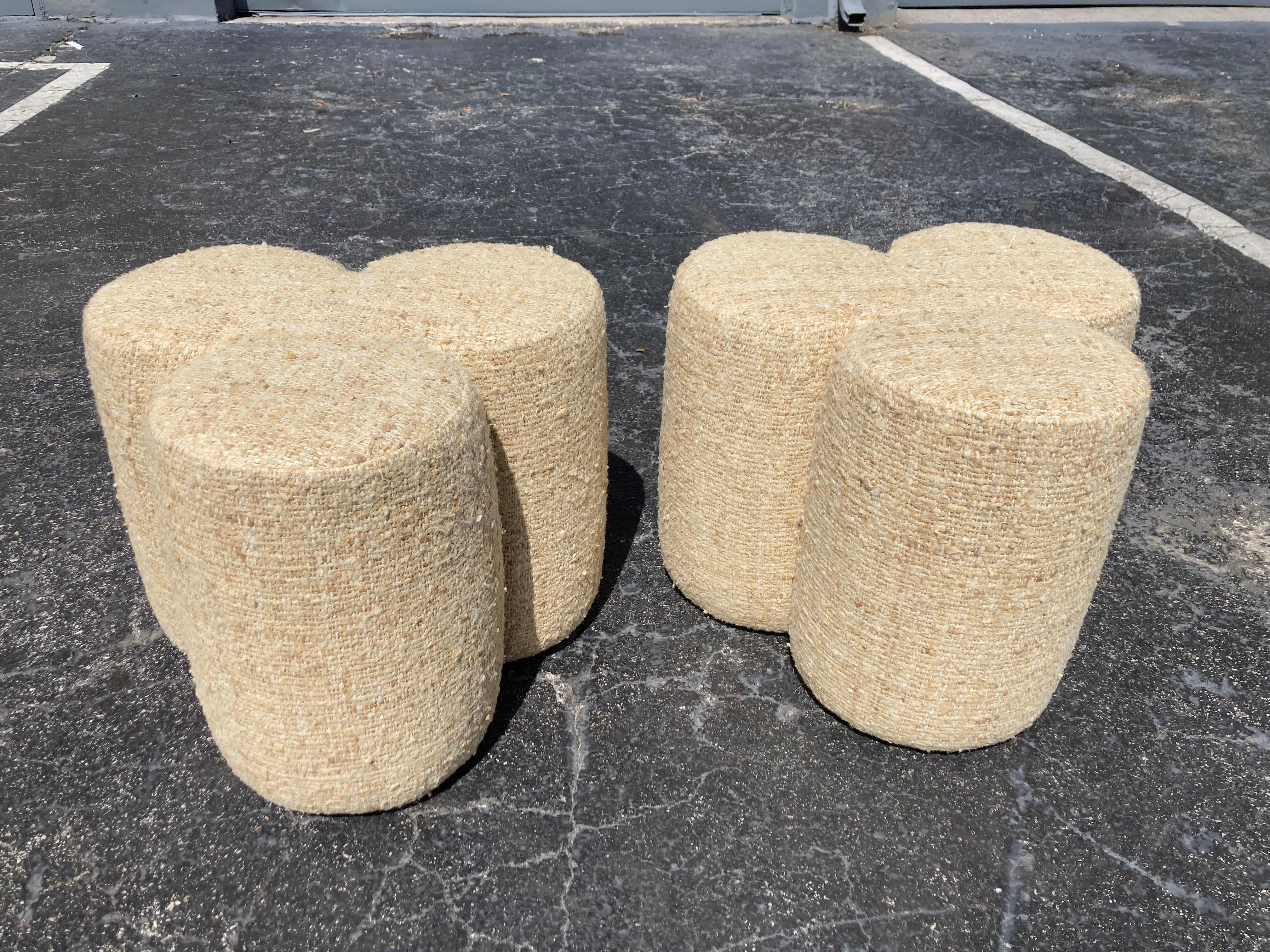 Pair of Modern Stools, Ottomans For Sale 6