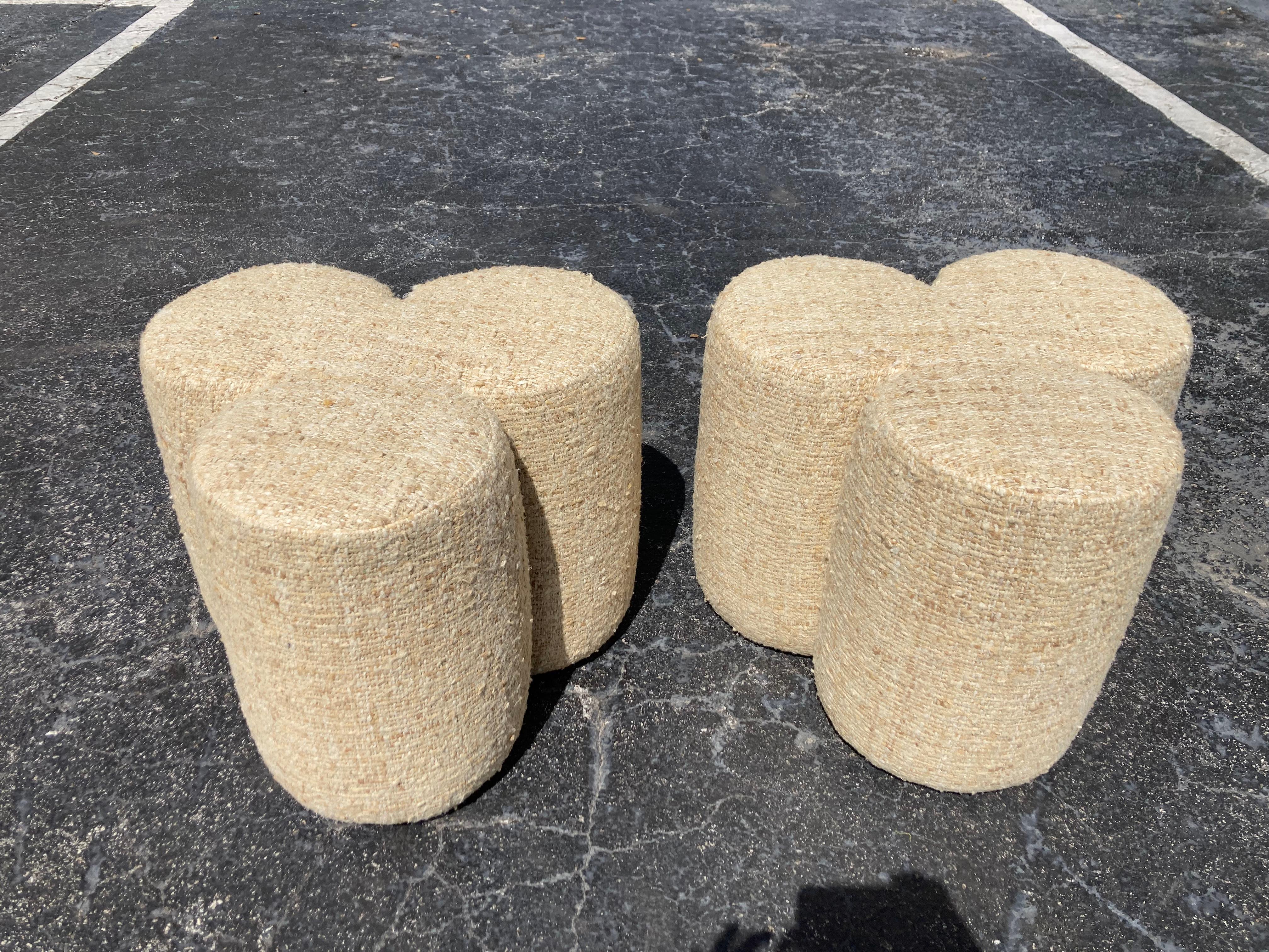 Pair of Modern Stools, Ottomans For Sale 7