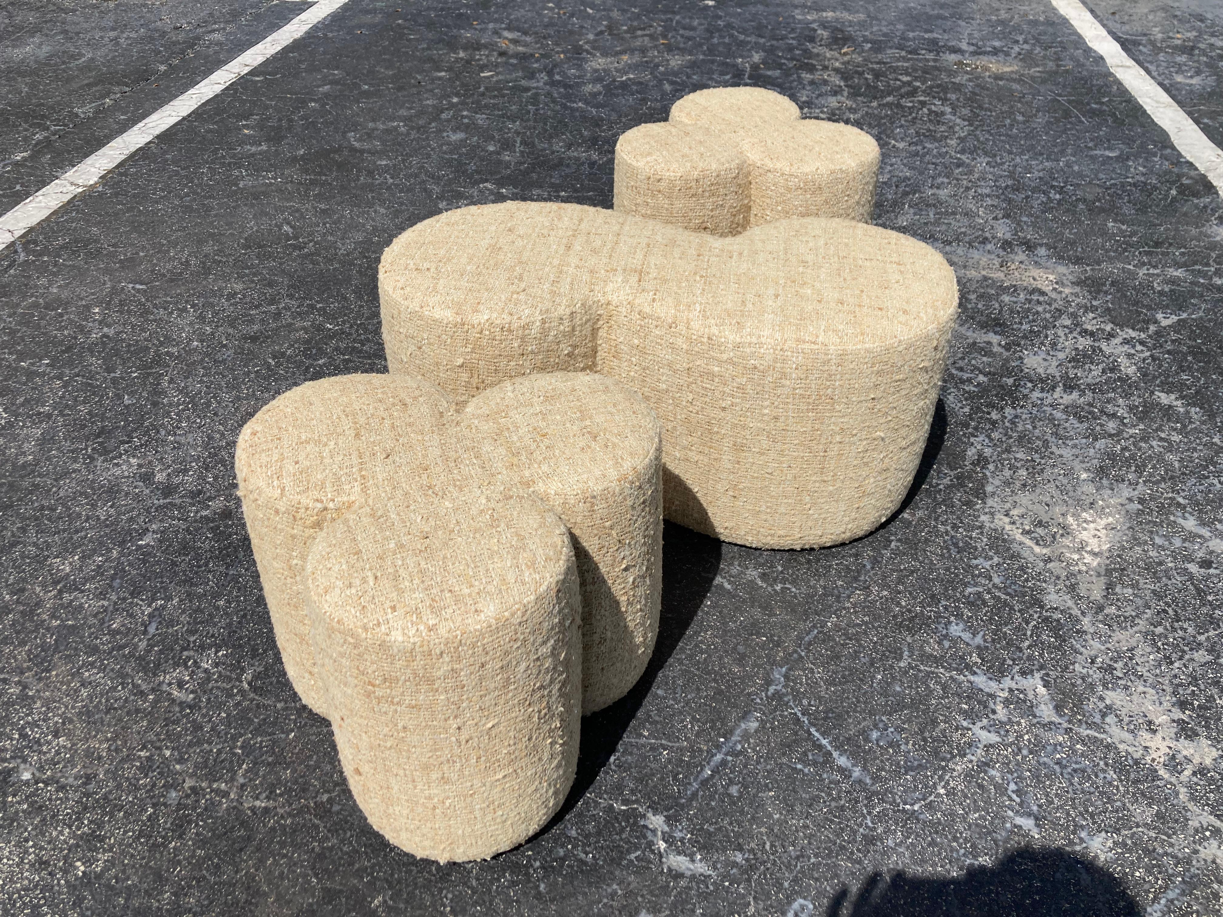 Pair of Modern Stools, Ottomans For Sale 11