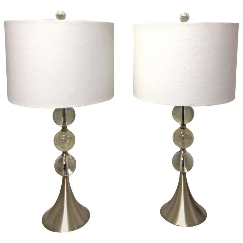 Drexel Crystal Cube Lamp at 1stDibs | drexel heritage crystal lamps ...