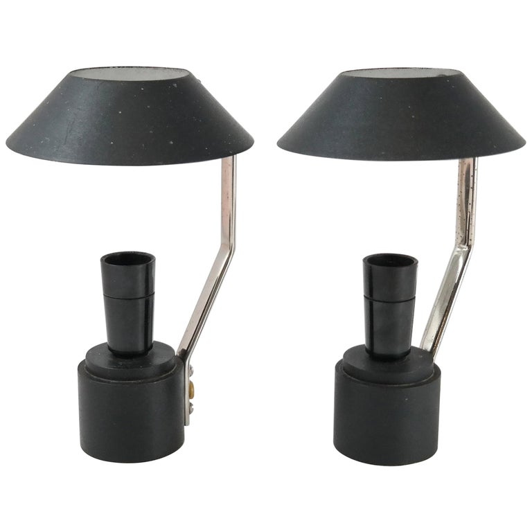 Pair of Modern Table Lamps 1980s -SP Lumet Poznan For Sale at 1stDibs