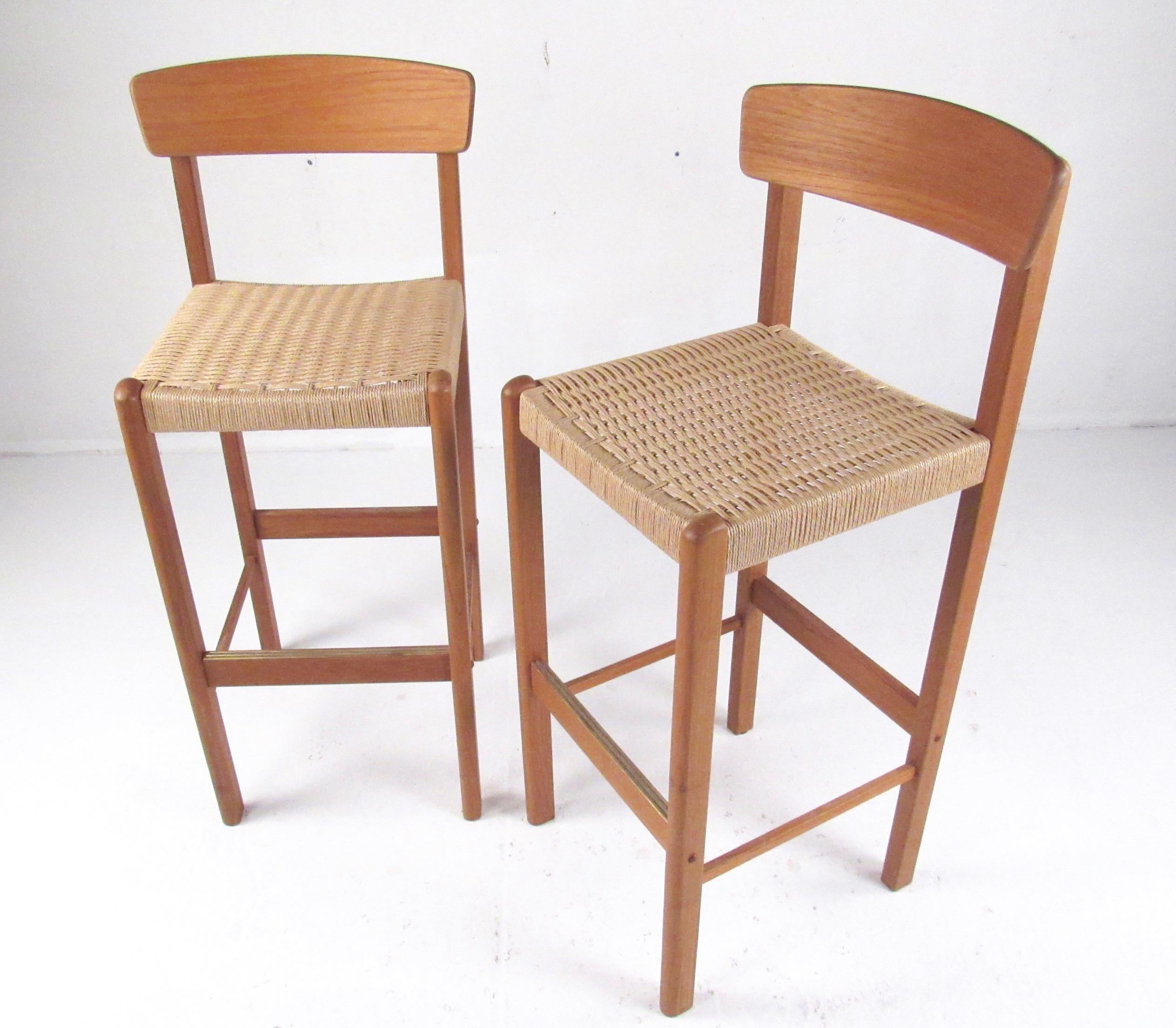 paper cord counter stool