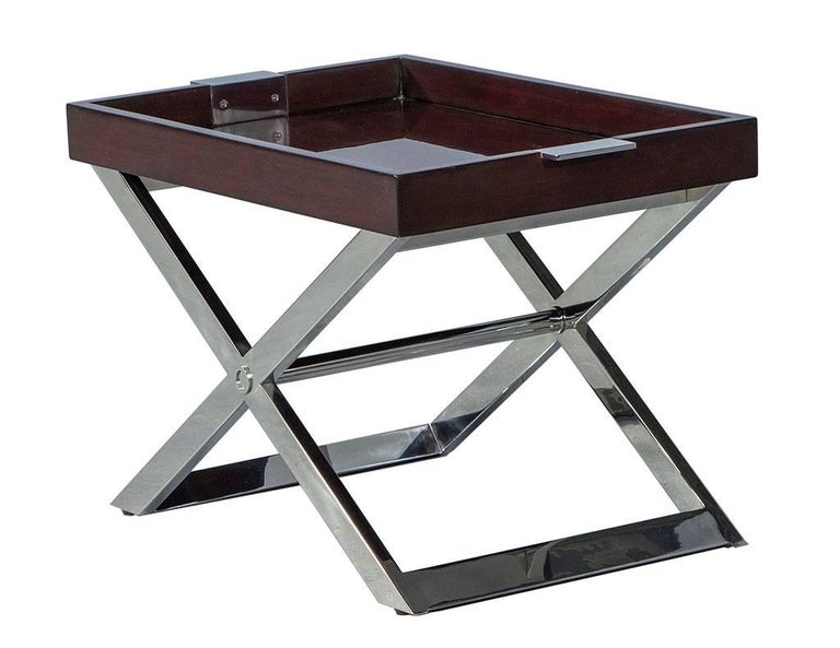 Pair of Modern Tray Tables by Ralph Lauren For Sale at 1stDibs