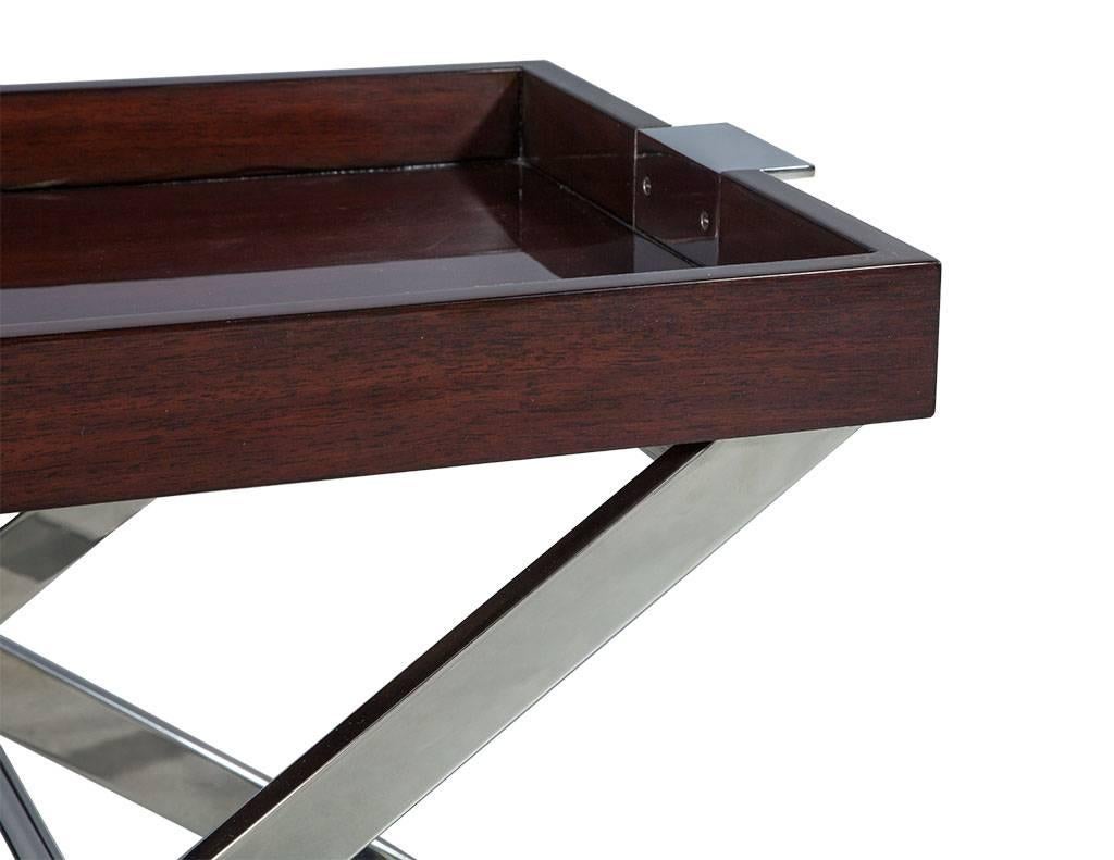 Pair of Modern Tray Tables by Ralph Lauren 2