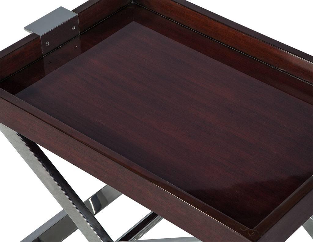 Pair of Modern Tray Tables by Ralph Lauren 3