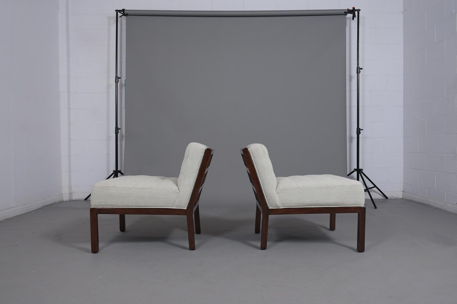 Mid- Century Michael Taylor Slipper Chairs  2