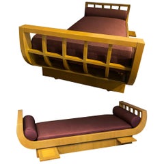 Pair of Modern Upholstered Daybeds, James Mont