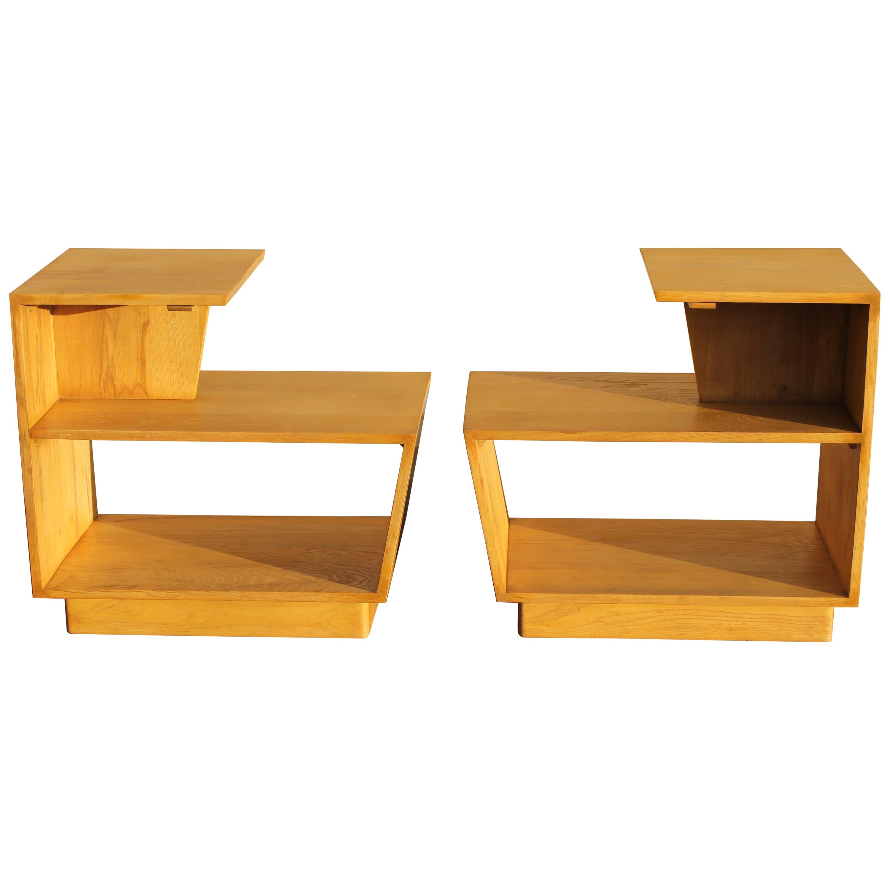 Pair of Moderne End Tables
