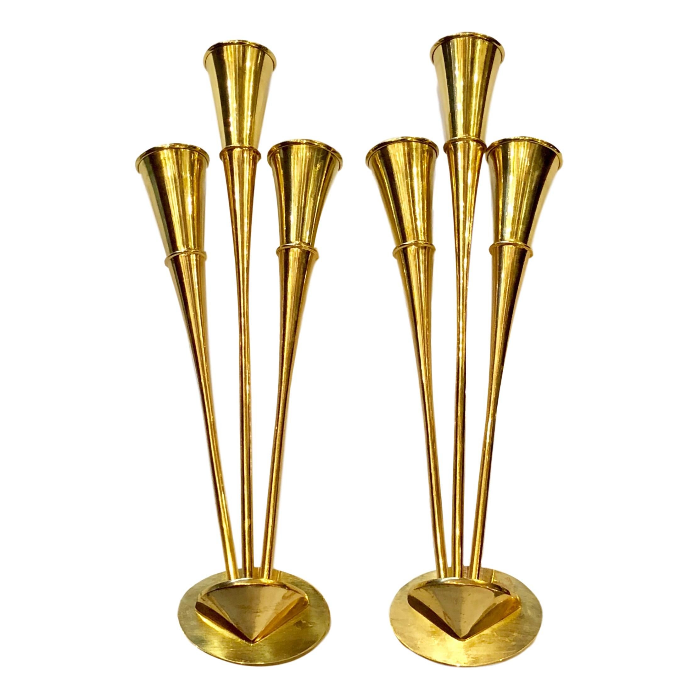Pair of Moderne Sconces For Sale