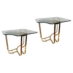 Pair of Moderne Side Tables