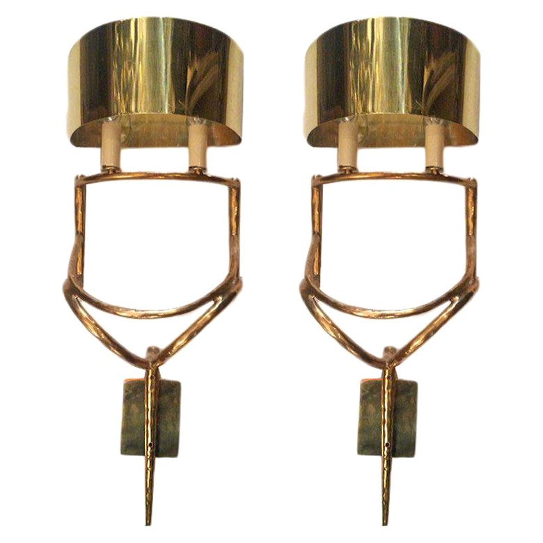 Pareja de apliques de estilo moderno