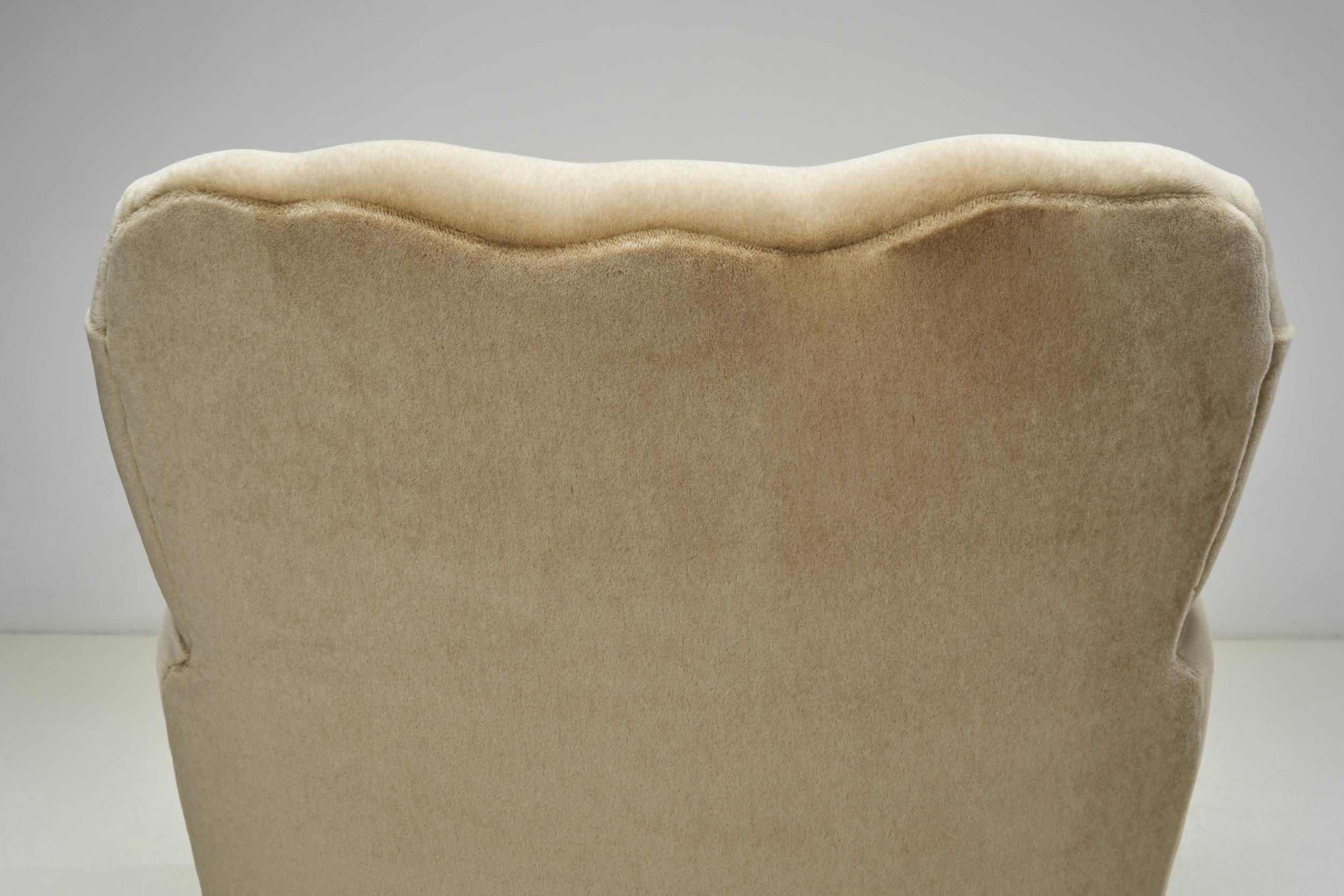 Paire de fauteuils modernistes, Italie vers 1950 en vente 4