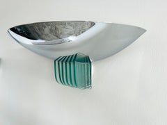 Paire d'appliques modernistes de style art déco datant des années 80.