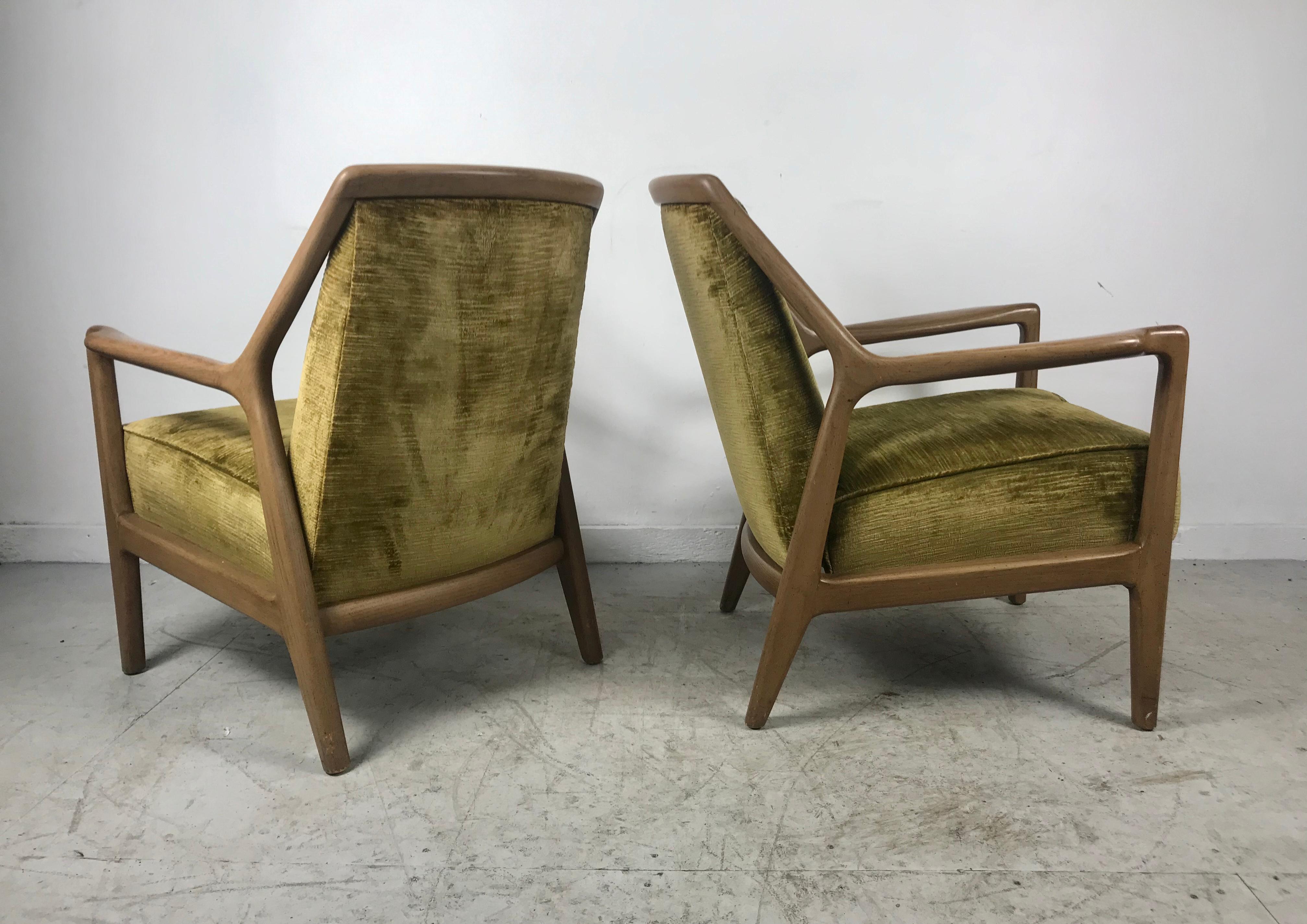 Pair of Modernist Ash Group Chairs by Jack Van der Molen for Jamestown Lounge 1
