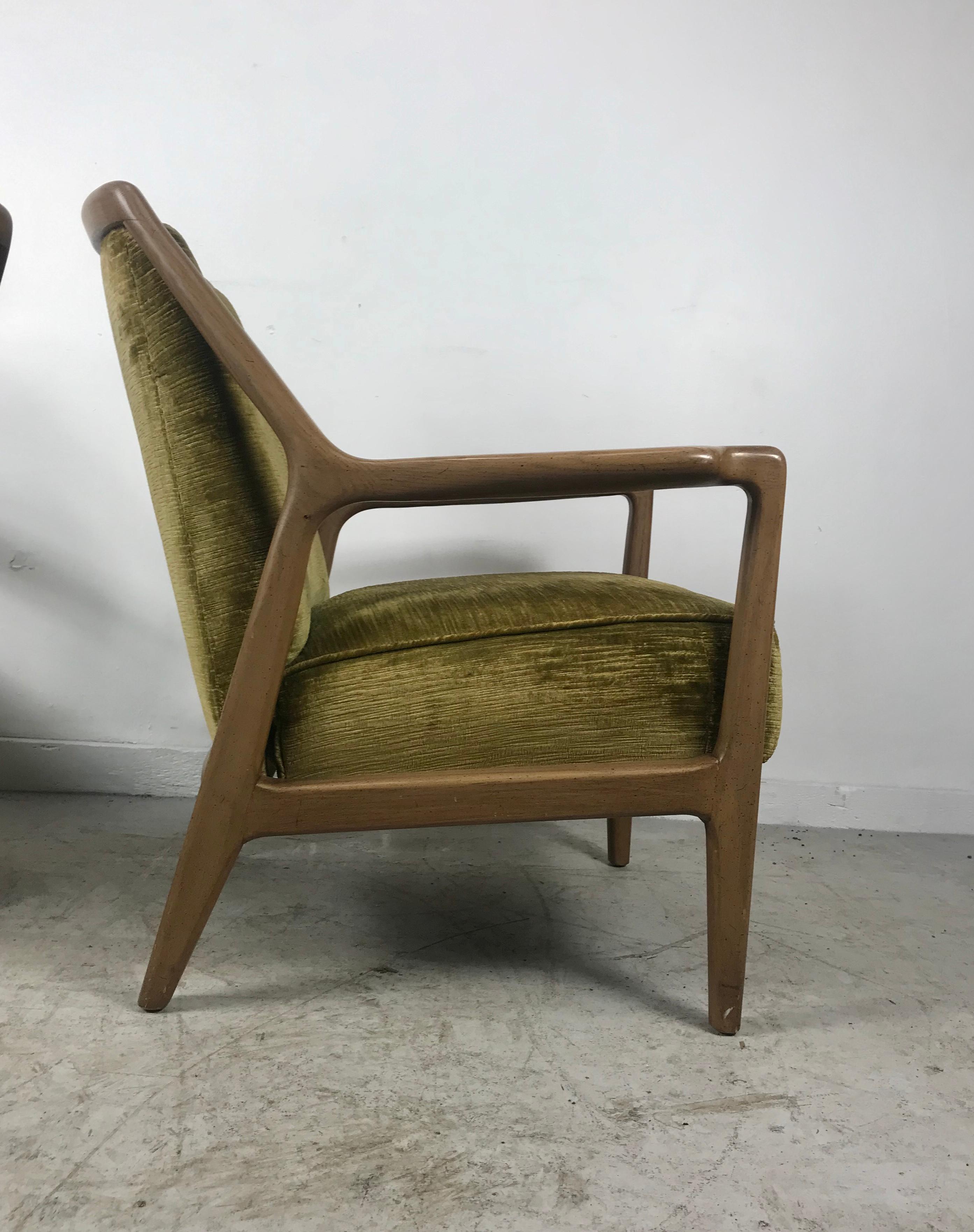 Pair of Modernist Ash Group Chairs by Jack Van der Molen for Jamestown Lounge 2