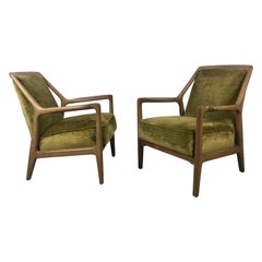 Pair of Modernist Ash Group Chairs by Jack Van der Molen for Jamestown Lounge