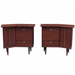 Pair of Modernist Bedside Cabinets