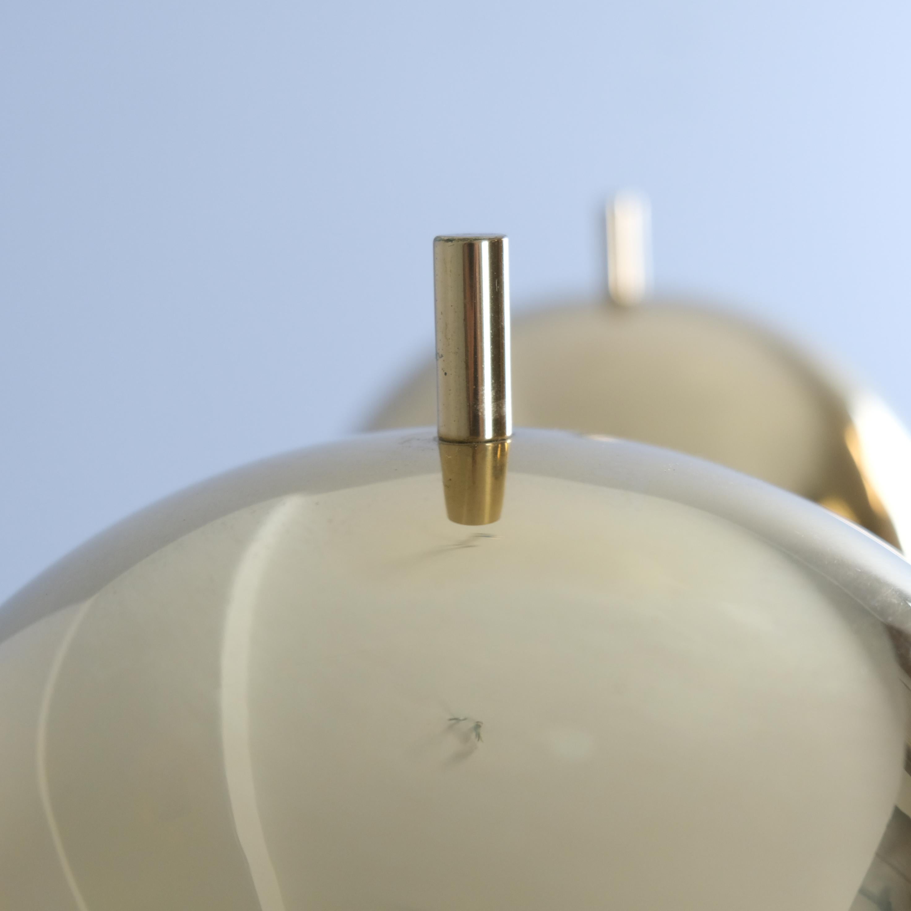 Paar modernistische Stehlampen aus Messing Model No. 75, Eje Ahlgren, Bergboms 1960-70er Jahre im Angebot 7