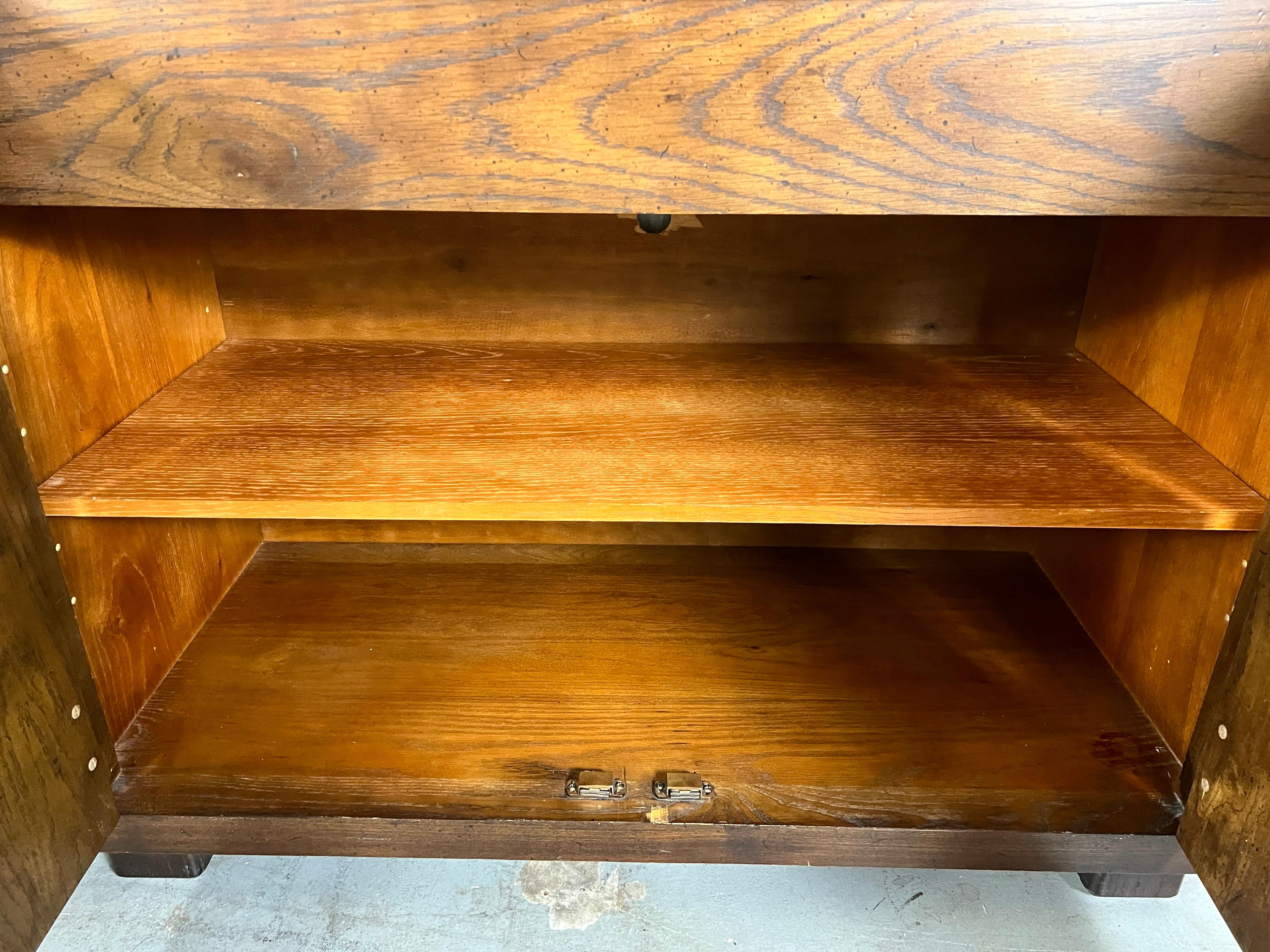 Pair of Modernist Campaign Chest for Henredon 10