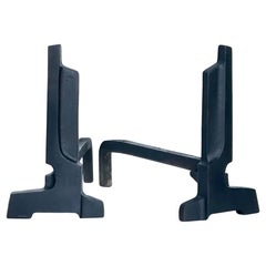 Moderne Andirons aus der Jahrhundertmitte