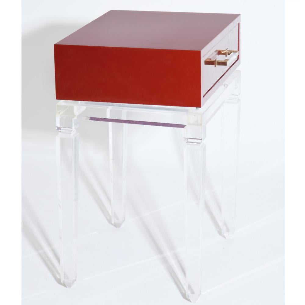 Italian Pair of Modernist End Tables by Fabian